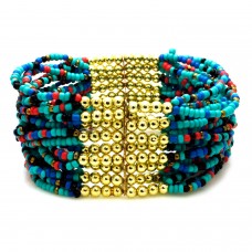 Multi-strand Layering Tribal Exotic Stretchable Bracelet