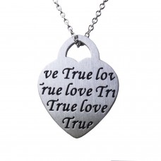 Stainless Steel True Love Heart Pendant