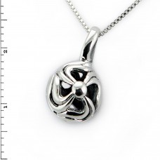 Sterling Silver Hollow Ball Pendant