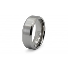 8mm Titanium Satin Finish Ring