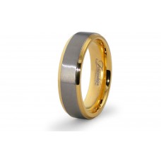 6.5mm Titanium Golden Ring