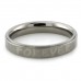 Forever Love Titanium Satin/High Polish Promise Ring