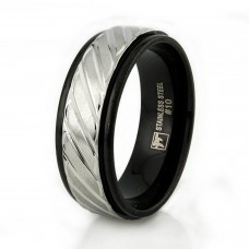 Two-Tone Stainless Steel Ring