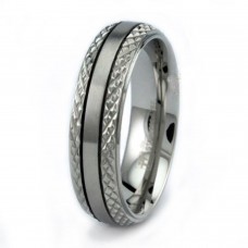 Stainless Steel Braided Cut Ring