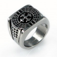 Stainless Steel Legion Cross Ring