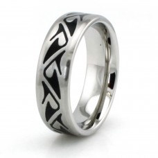 Stainless Steel Shark Fin Design Ring