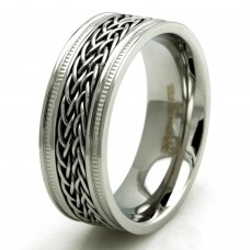 Stainless Steel Double Curb Chain Ring