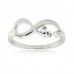 Sterling Silver Infinity Love Ring