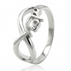 Sterling Silver Infinity Hope Ring