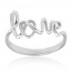 Sterling Silver Love Ring