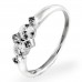 Sterling Silver Bouquet Cubic Zirconia Design Ring