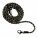 Stainless Steel Black 5.0mm Rope Chain, Length: 24.00 inch